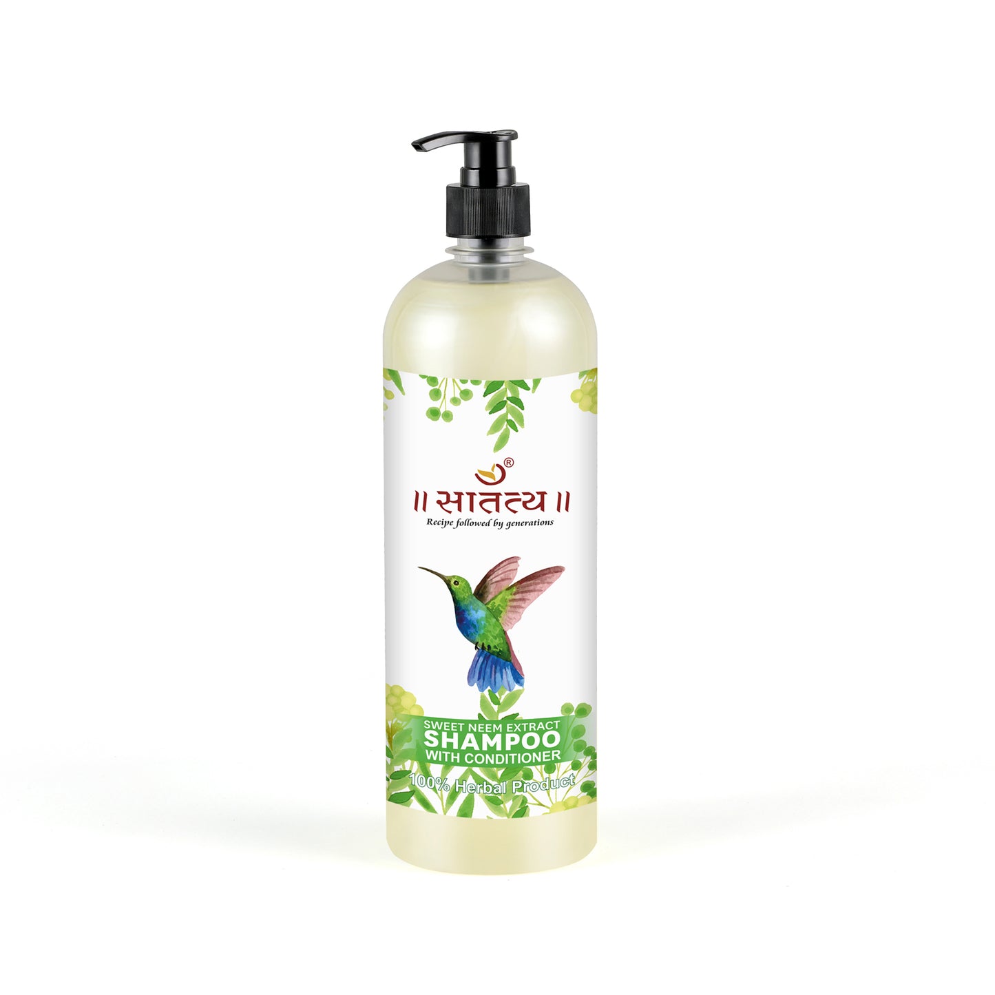 Sweet Neem Extract Shampoo | Anti-hairfall | Stronger & Shiner Hair | Ayurvedic Formulation