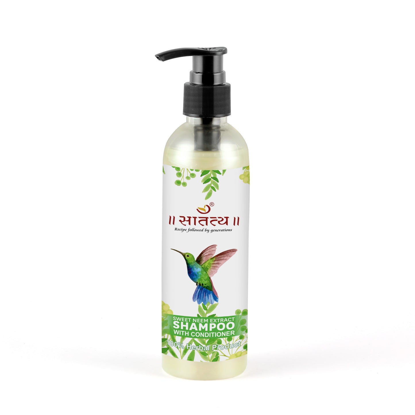 Sweet Neem Extract Shampoo | Anti-hairfall | Stronger & Shiner Hair | Ayurvedic Formulation