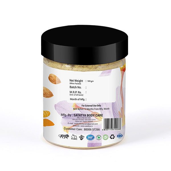 Dry Fruit & Saffron Ubtan | Bridal Glow Powder