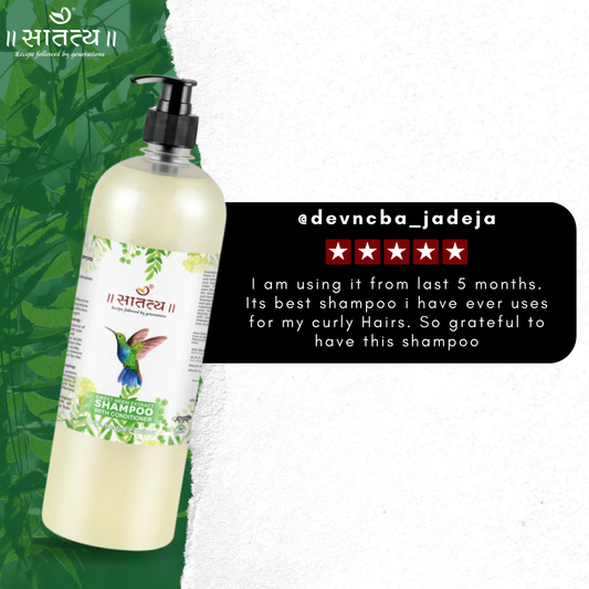 Sweet Neem Extract Shampoo | Anti-hairfall | Stronger & Shiner Hair | Ayurvedic Formulation
