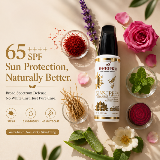 Satatya SPF 65 sunscreen for face