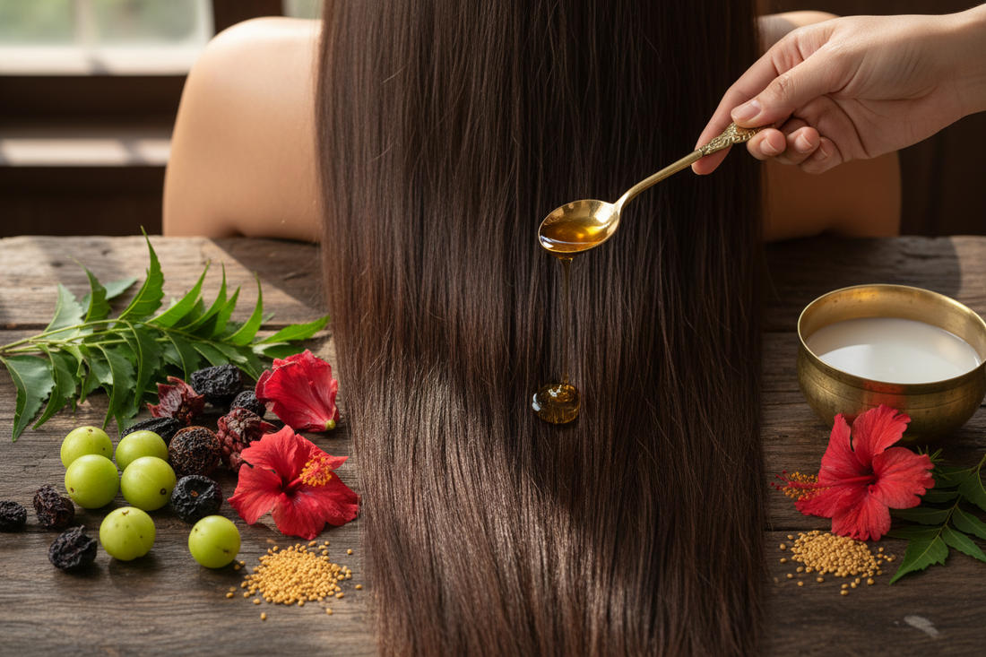 The Ayurvedic Secret to Lustrous Hair: Ancient Wisdom for Modern Hair Problems