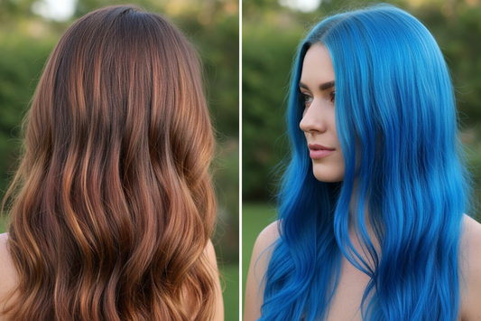 Natural Hair Colour vs Chemical Dye