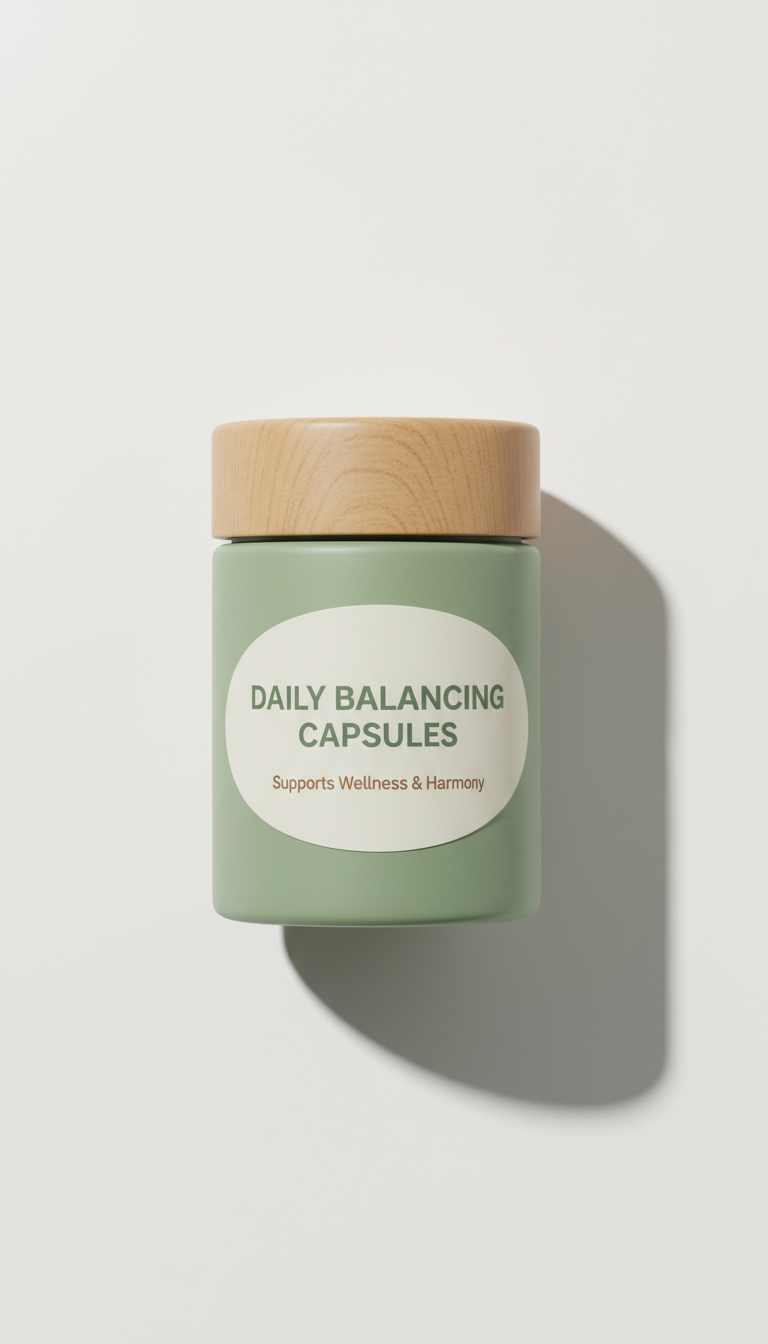 Daily balancing capsules jar