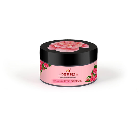 Rose Face Pack | Ayurvedic Face Pack for Glowing & Smooth Skin