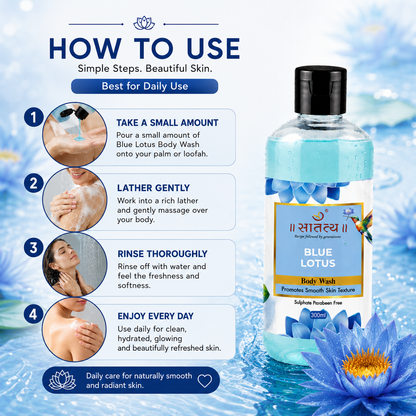 Blue Lotus Body Wash | Smooth Skin | Chemical Free