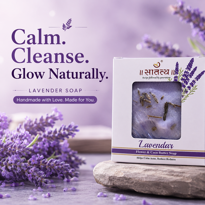 Lavender Handmade Soap | Soothing & Nourishing Bath Bar for Healthy-Looking Skin