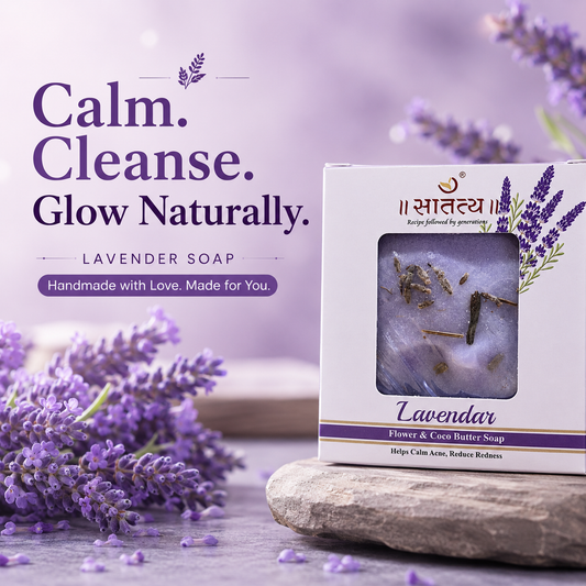 Lavender Handmade Soap | Soothing & Nourishing Bath Bar for Healthy-Looking Skin
