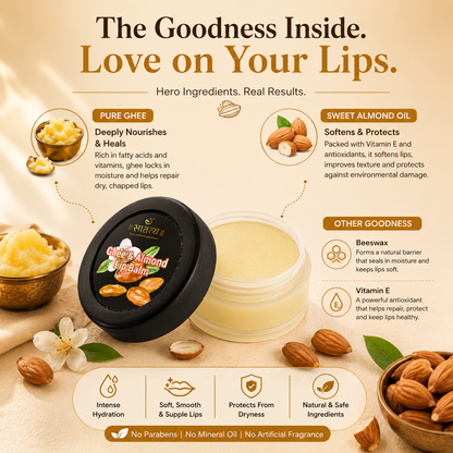 Ghee & Almond Lip Balm