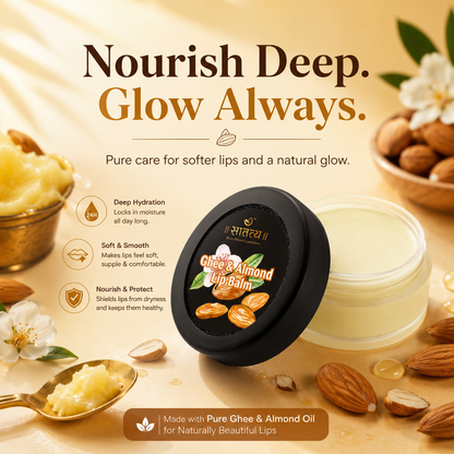 Ghee & Almond Lip Balm