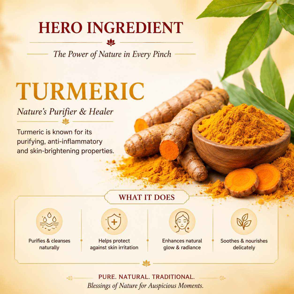 Herbal Haldi Kumkum | 100% Natural & Chemical-Free