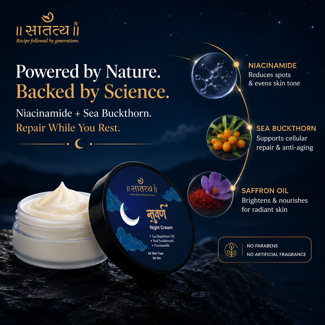 Night Cream | For All Skin Types