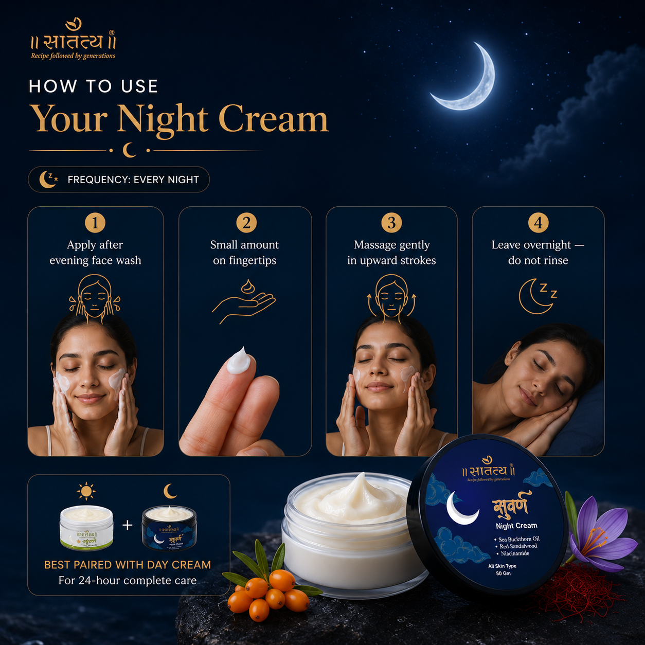 Night Cream | For All Skin Types