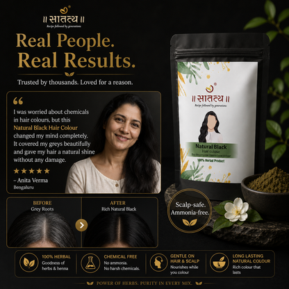 Natural Black Hair Colour | Bio Decompose Heena | Zero chemical