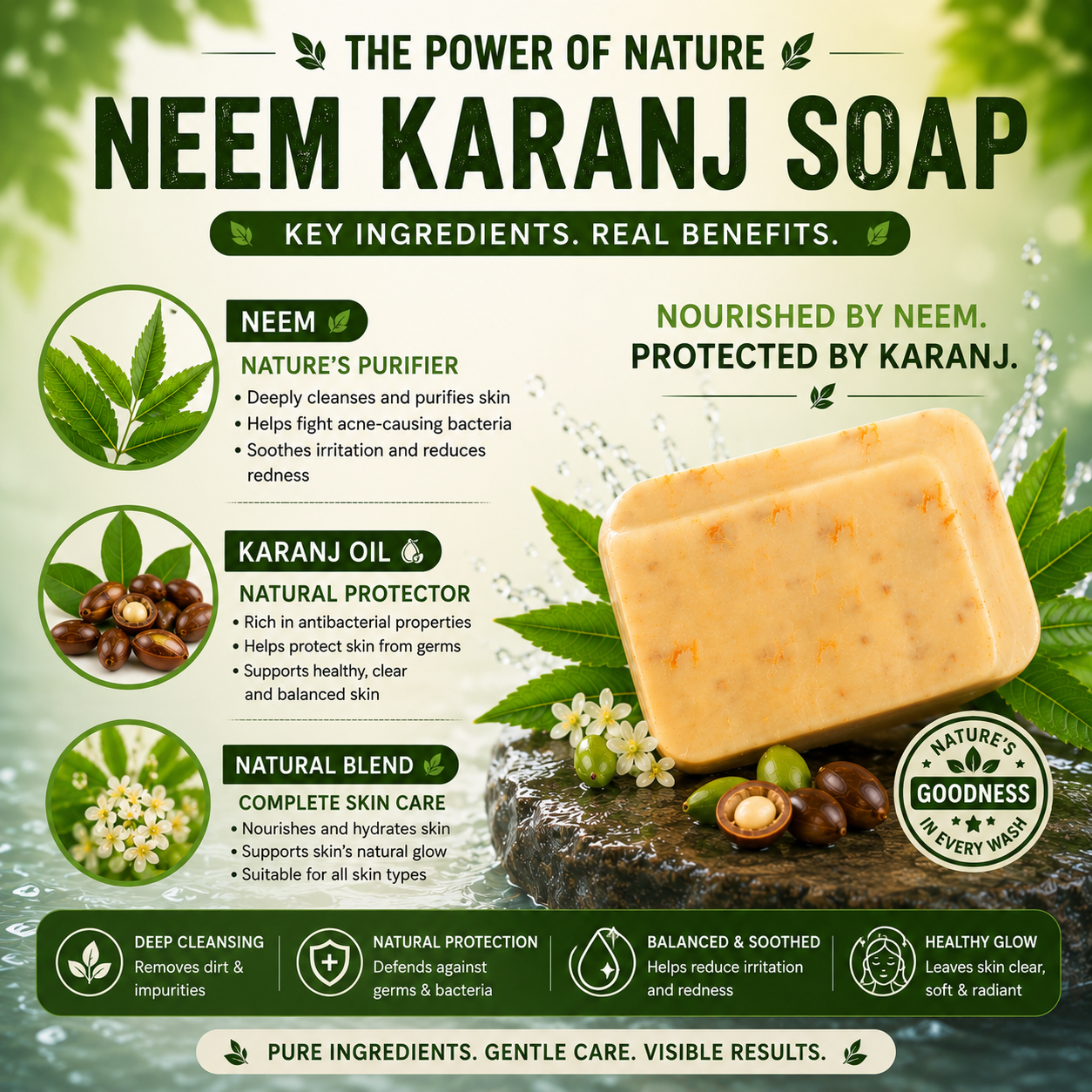 Neem karanj soap