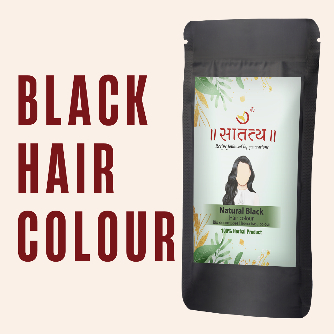 Chemical Free Black Hair Colour satatya