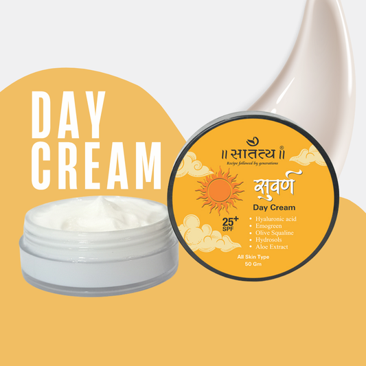 Night Cream, Ayurvedic Skincare, Natural Moisturizer, All Skin Types, No Preservatives, No Chemical Colors, Night Repair Cream, Rejuvenating Cream, Satatya Skincare, 40g