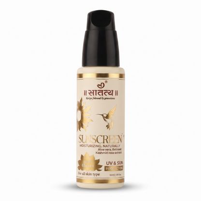 Satatya Natural Sunscreen SPF 65++++ | No White Cast Sunscreen