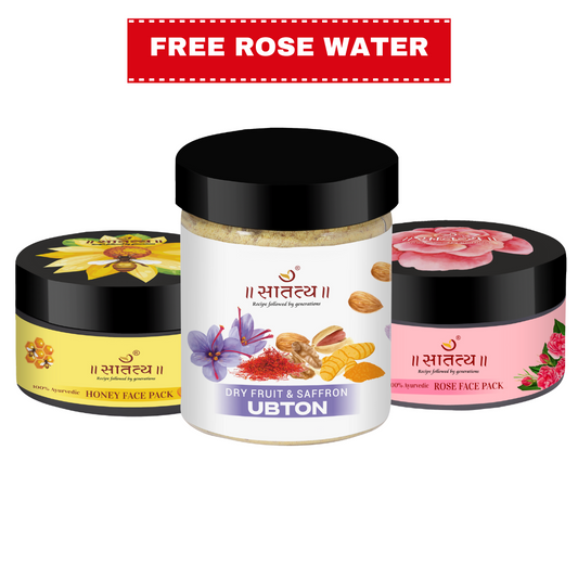 Ayurvedic Skin Care Combo | Rose Water (Free)