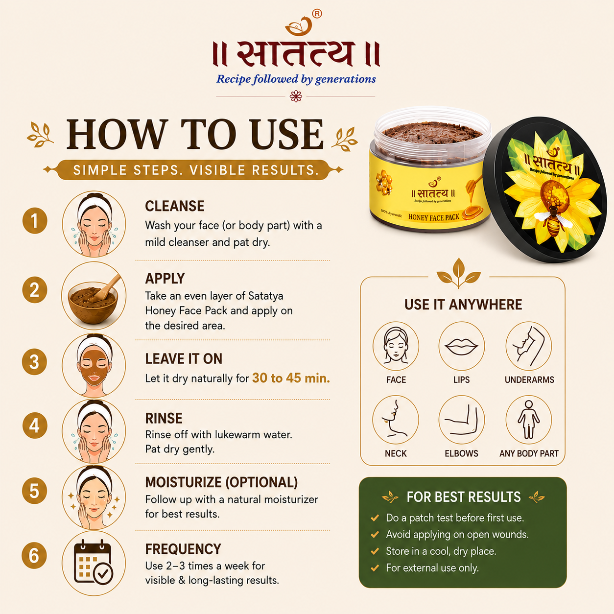 Natural Honey Face Pack