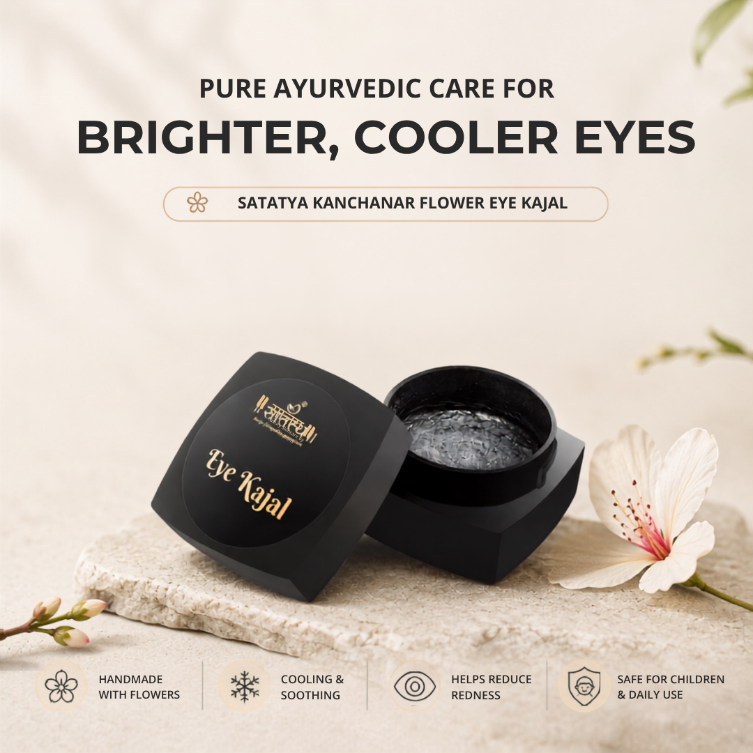Herbal Eye Kajal for brighter and cooler eyes satatya