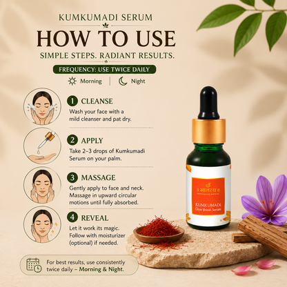Kumkumadi Glow Boosting Serum | Ancient Tailam