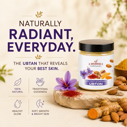 Dry Fruit & Saffron Ubtan | Bridal Glow Powder