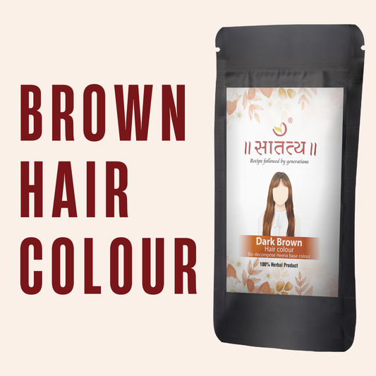 Natural Dark Brown Colour | Bio Decompose Heena
