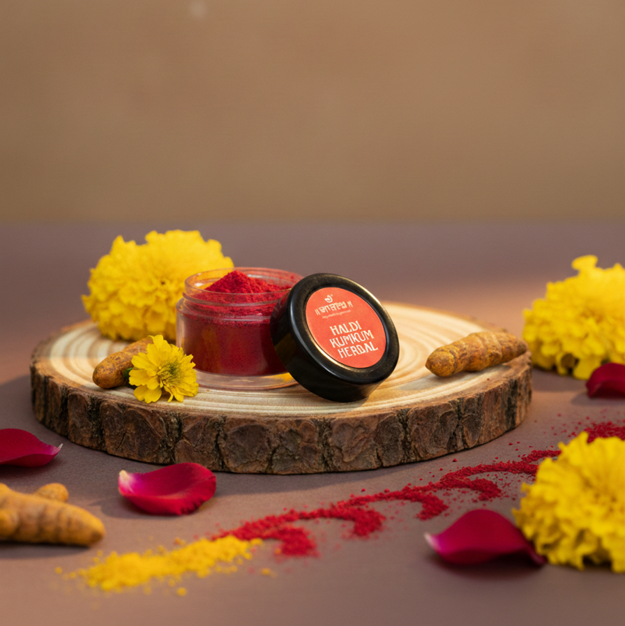 Herbal Haldi Kumkum | 100% Natural & Chemical-Free