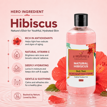 natural hibiscus anti aging & vitamin c satatya