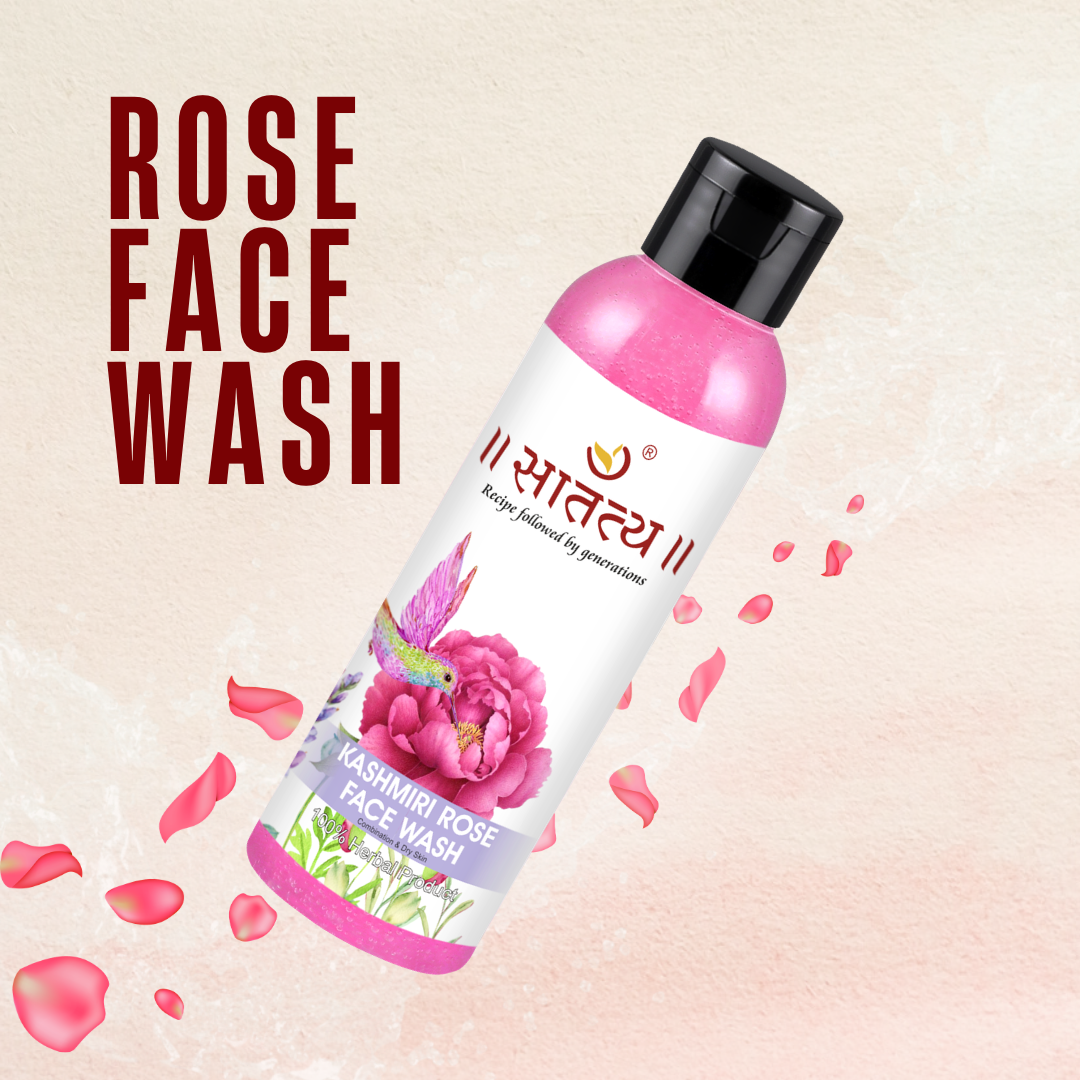 satatya Herbal Rose Face Wash